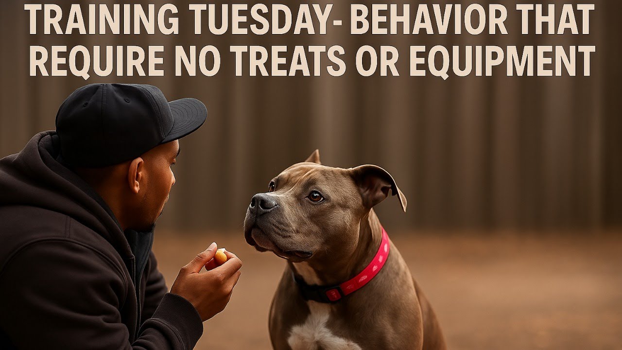 Training Tuesday- Behaviors that Require no Treats or Equipment