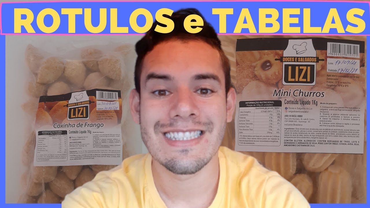 Como criar TABELAS NUTRICIONAIS e RÓTULOS 