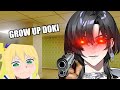 Doki turned usan into a disappointed asian parent