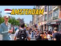 8hrs Spent In Amsterdam | AMSTERDAM VLOG 2023 (Shocking🤬) | 4K Walking