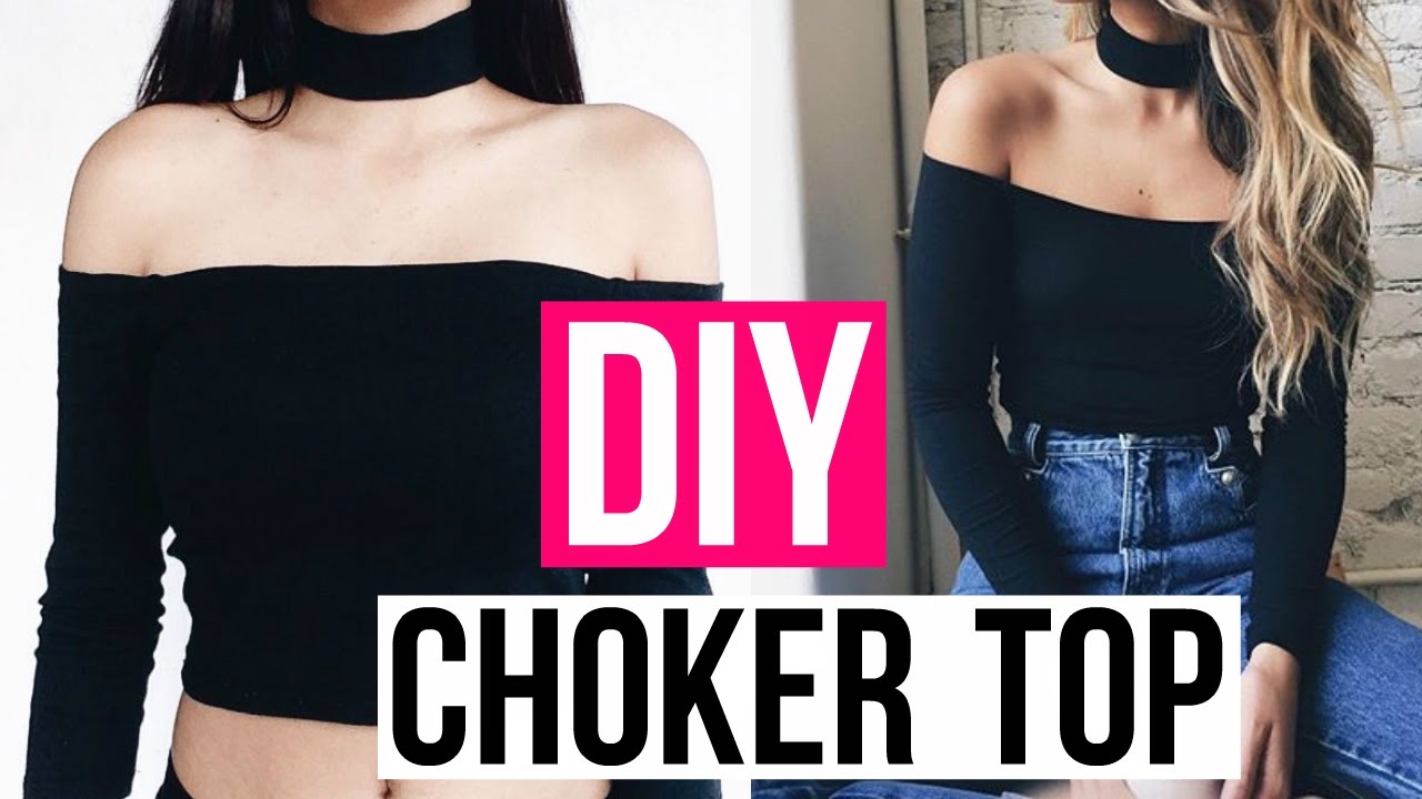 CHOKER TOP | FAÇA VOCÊ MESMO