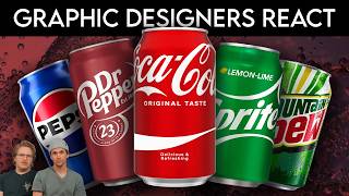 Graphic Designers React to TOP Soda Logos