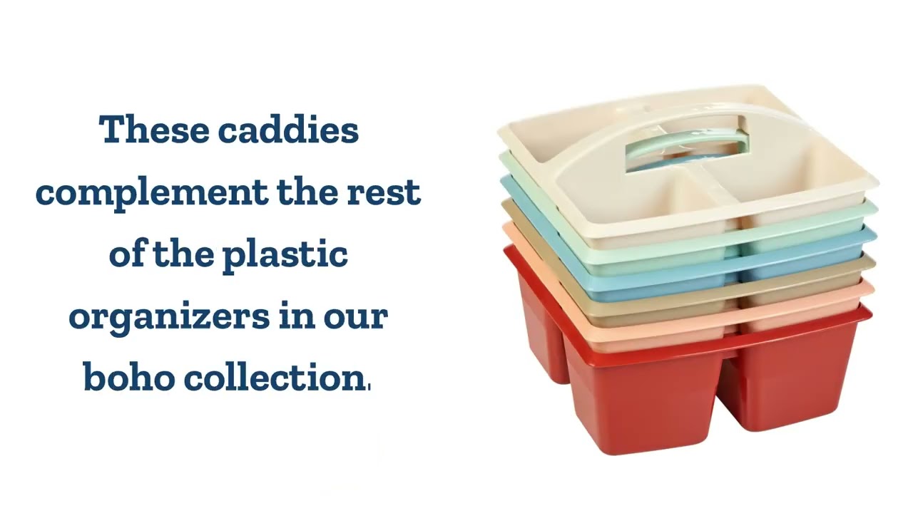 Really Good Stuff® Boho Collection - Plastic Organizers