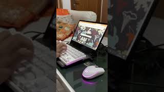 Asmr Mechanical Keyboard Ducky Tkl Cherry Mx Blue Switch Feat Logitech G103 G102 G Pro