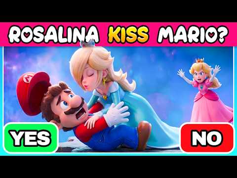 YES OR NO THE SUPER MARIO GALAXY MOVIE Super Bowl 2026 ~ Guess the Character and Voice