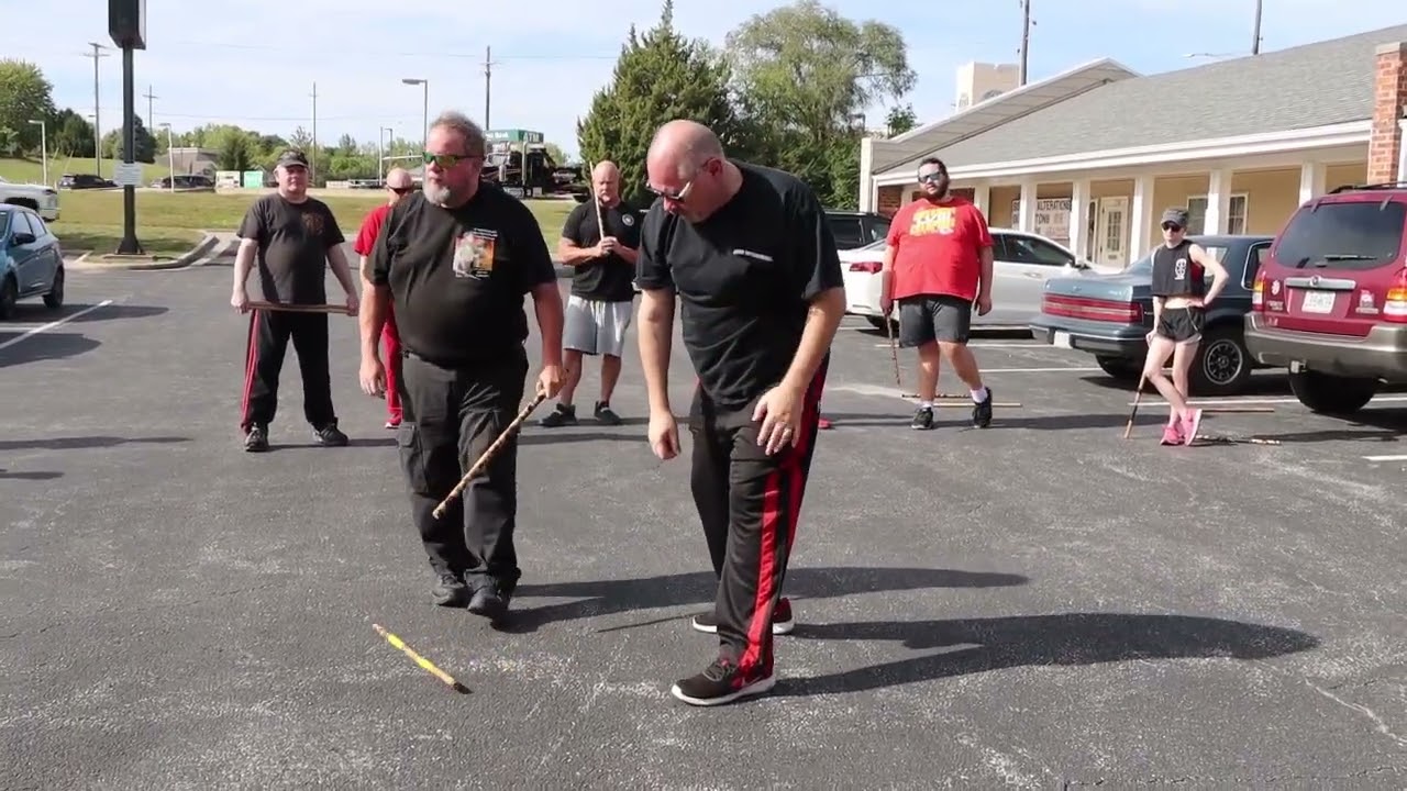 Double Stick Single Sinawali with a wrap drill pt 2