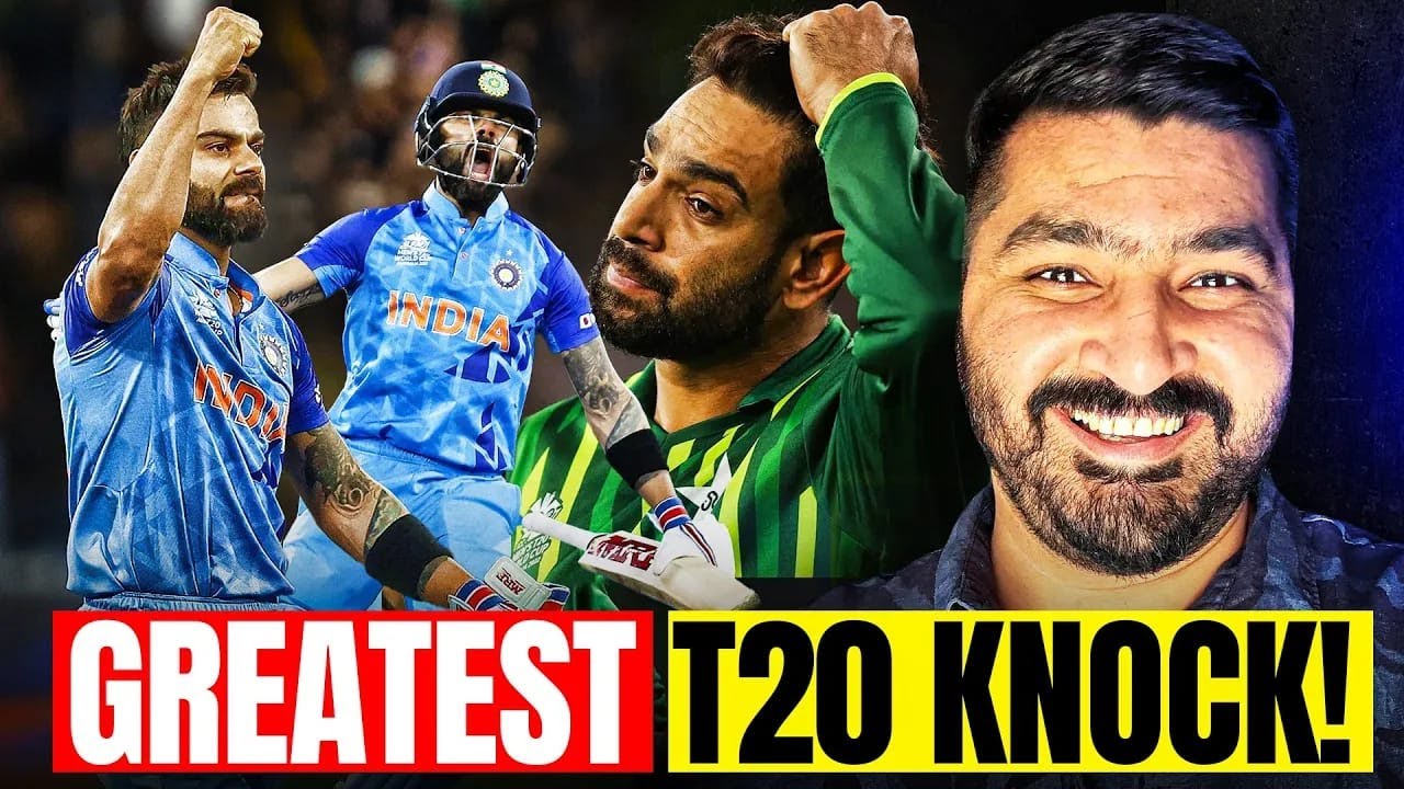 Virat Kohli 82* vs Pakistan | T20 World Cup 2022 | Melbourne | India vs ...