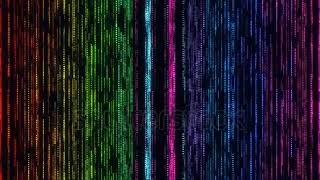 DAVE FX - Colorful Glowing Matrix GridLines VJ Loop  Background
