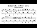 Sidewalks of new york  dick wellstood transcription