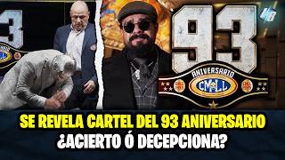 CMLL 93RD ANNIVERSARY CARD REVEALED: HIT OR MISS