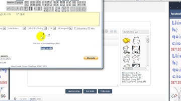 Cách gõ công thức toán học trong diễn đàn chuyenmuathi.com