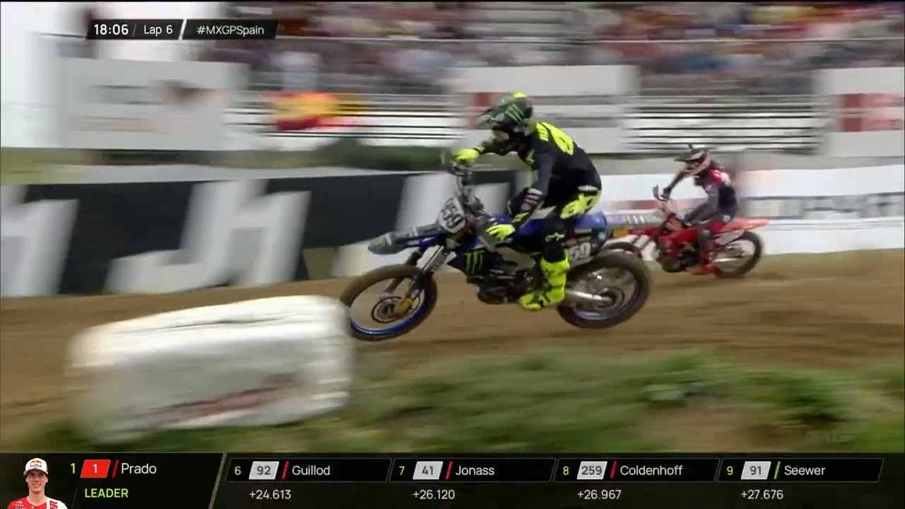 Renaux vs Prado | MXGP Race 2 | MXGP of Switzerland Presented by iXS 2023 #MXGP #Motocross