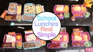 Real & Simple School Lunch Ideas! Mom Life!
