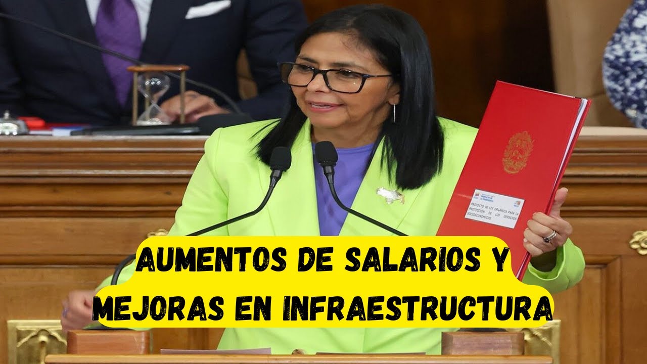 Delcy Rodríguez revela estrategia para salarios e infraestructura