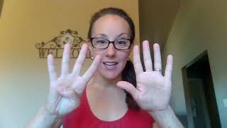 finger flash 0 to 10