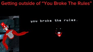 Gitching outside of You Broke The Rules