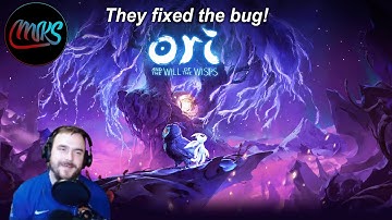 They fixed the bug! (Ori and the Will of the Wisps)