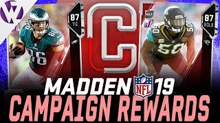 CAMPAIGN REWARDS! TWO 87 OVERALLS! Madden 19 Campaign Rewards