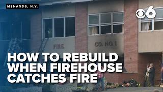 Fire department rebuilding after firehouse fire