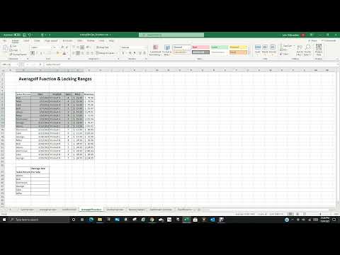 Quick Tips on Excel AverageIf formula