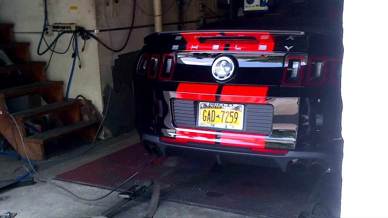 2013 Mustang Shelby GT500 Dyno Pull YouTube