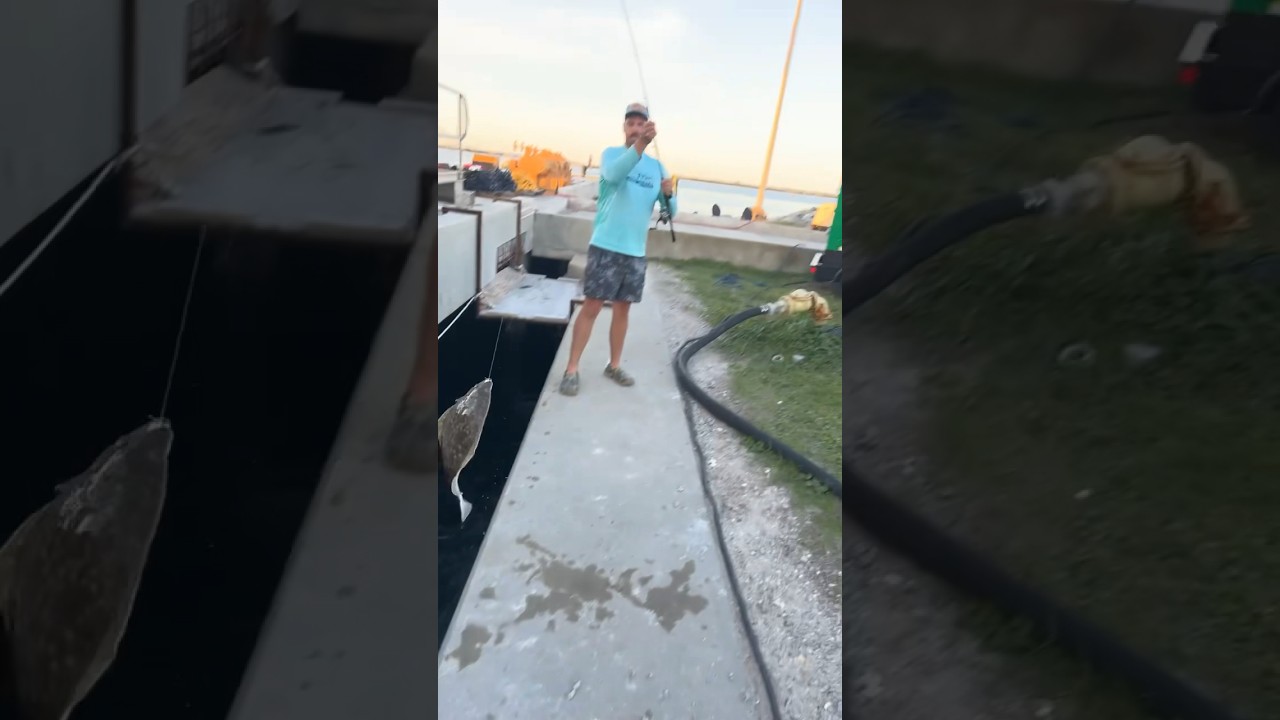 How To Land Fish From A Pier Without A Drop Net! 