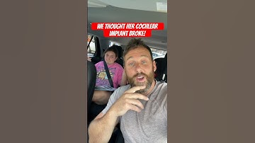 We thought her cochlear implant broke! 😳 #shorts #cochlearimplants