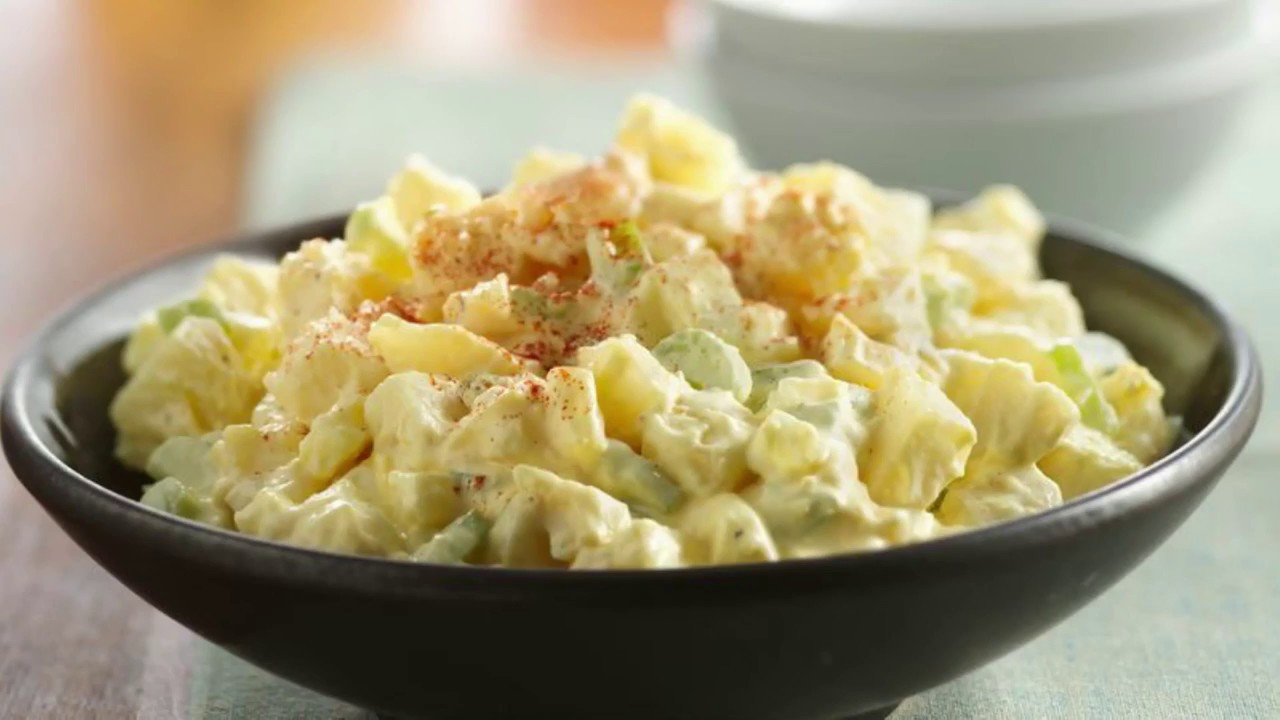How to Make Potato Salad with Egg Recipe - YouTube
