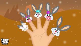 Rabbit Finger Family Song Finger Family Songs For Kids Finger Family