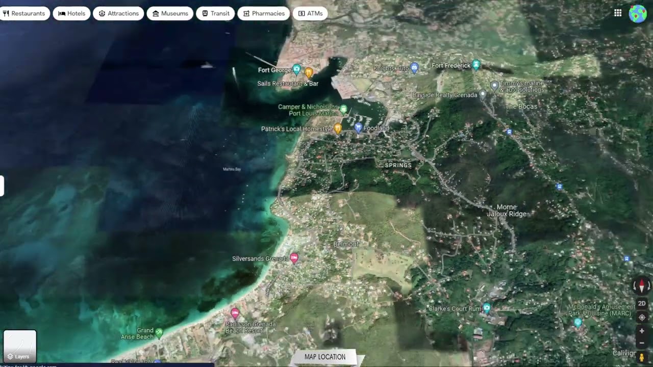 Where on the map - Grenada