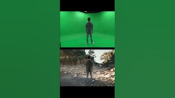 Green Screen Before and After #blender #vfx #unrealengine