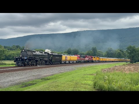 UP Big Boy 4014 Chase On The NS Harrisburg Line & Pittsburgh Line (Coast To Coast Tour)