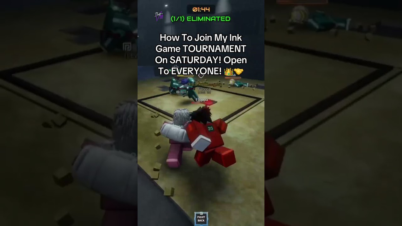 How To Join My Ink Game TOURNAMENT On SATURDAY! Open To EVERYONE! 👑🤝 | Ink Game