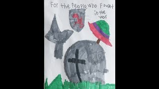 2017 Valemount, BC Remembrance Day Childrens Art & Songs