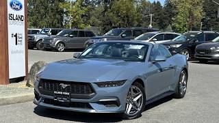 2026 Ford Mustang EcoBoost Convertible Premium + Navigation, Drive Modes Review | Island Ford 26274