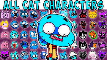ALL CAT CHARACTERS | FNF Character Test | Gameplay VS Playground