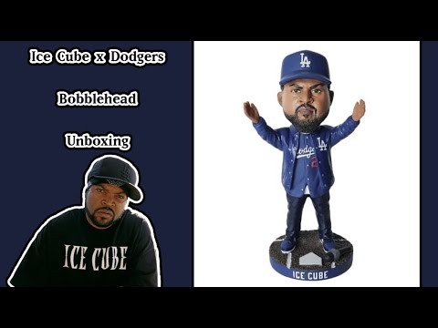 Kobe Bryant Ice Cube Bobblehead LA Dodgers 2025 NIB Ice Cube