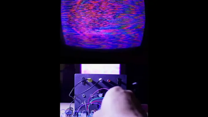Glitch video Processor test 2 , Video Synth DIY