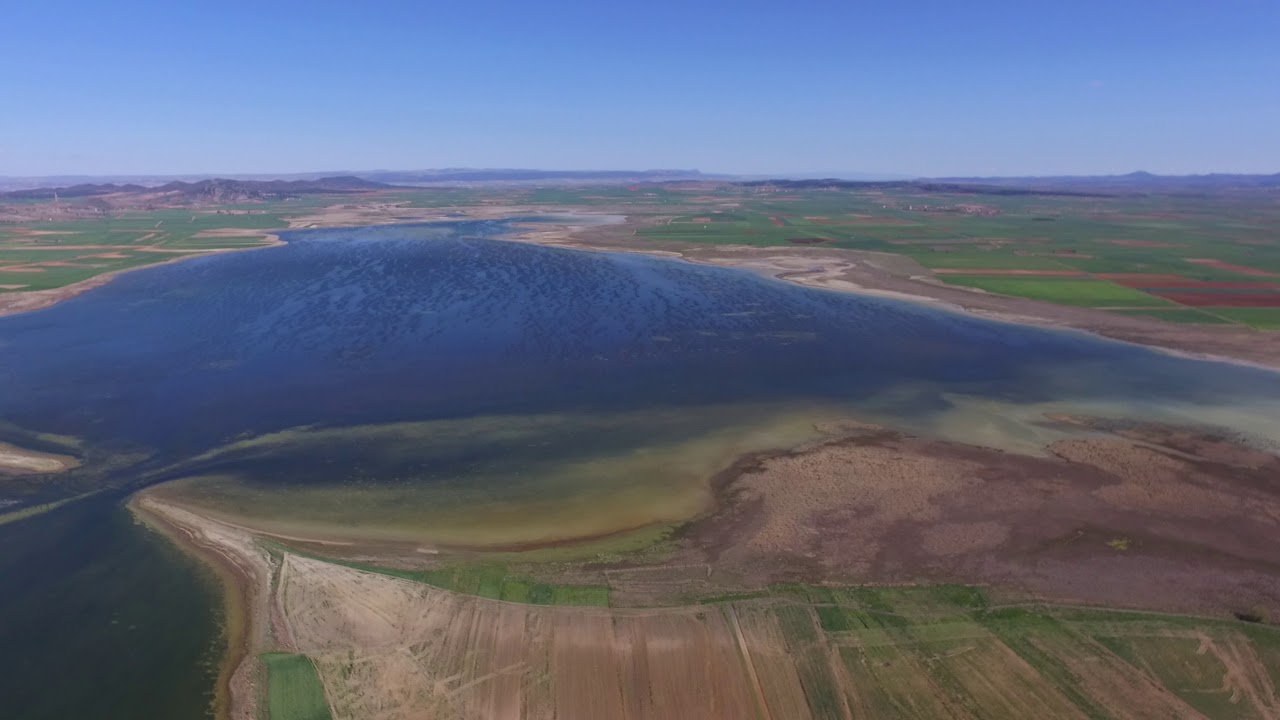 Laguna Gallocanta vista de dron