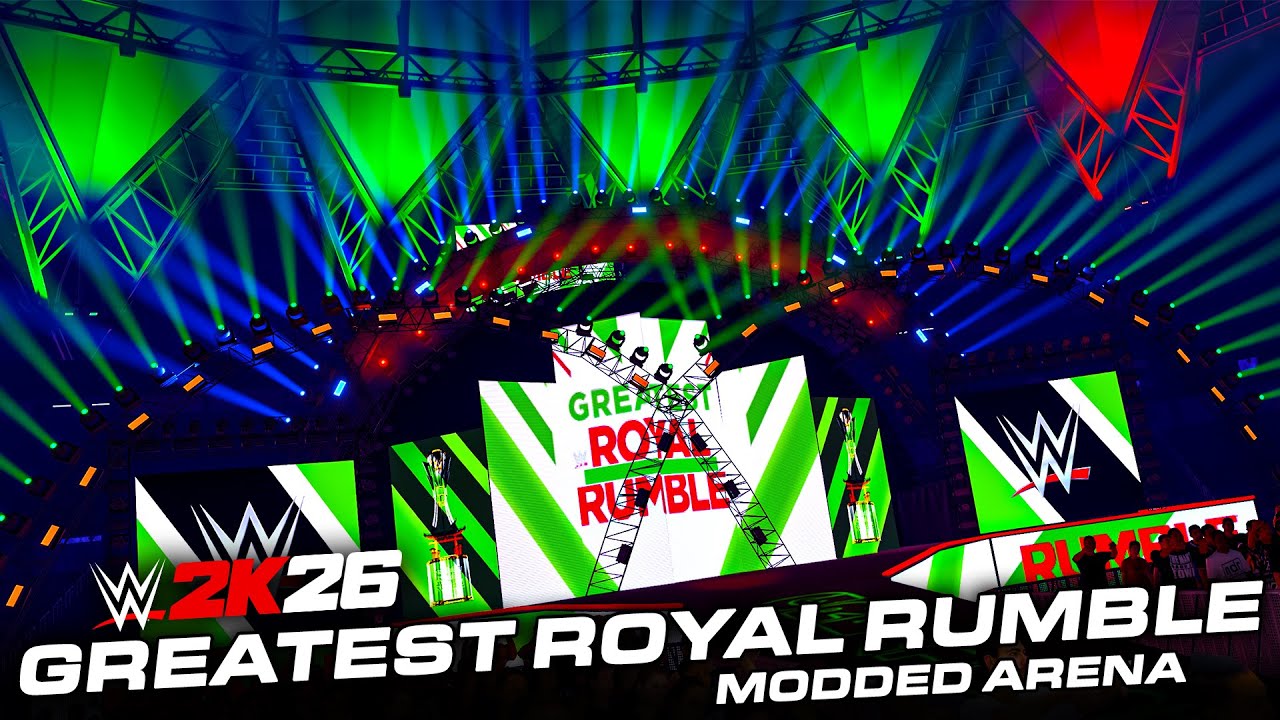 This Greatest Royal Rumble Arena Looks Like WWE 2K26! - YouTube