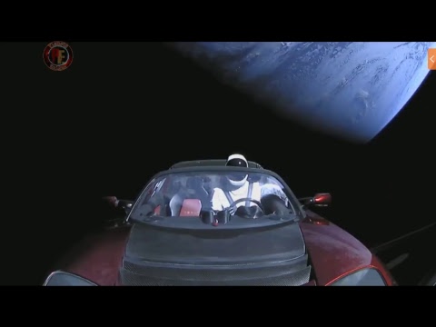 Veiculo Tesla Navegando el espacio | En vivo y Directo