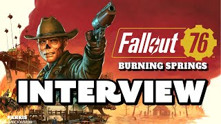 I met The Ghoul and played Burning Springs, the new expansion for Fallout 76