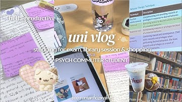 48hr uni vlog ✩ commuter student | productive routine, studying, introvert life ✩