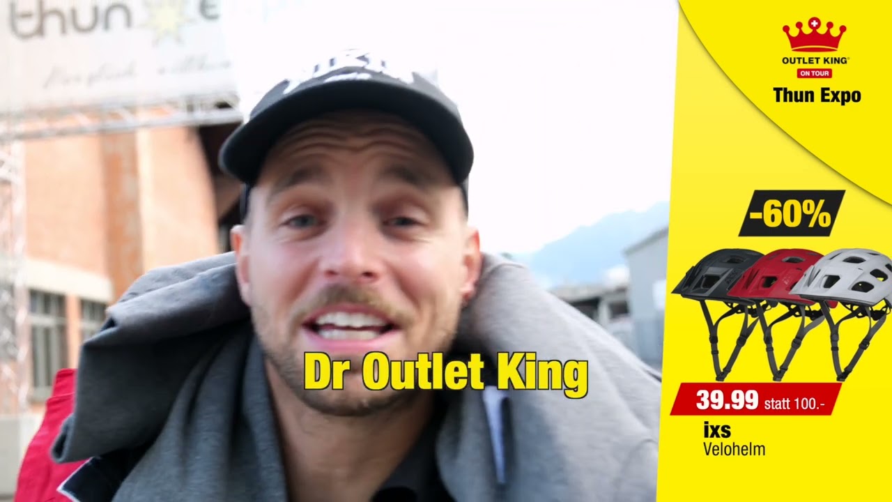 Outlet King On Tour ist in der Thun Expo! Exklusive Deals vom 24. - 27. April.