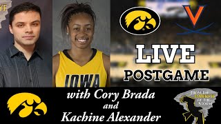 IOWA - VIRGINIA POSTGAME with Kachine Alexander / NCAA TOURNAMENT / Iowa Women's Basketball