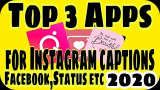 Best App for Instagram /Fb Captions 2020 :Top 3 Apps You can use for Captions 😍😍 screenshot 5