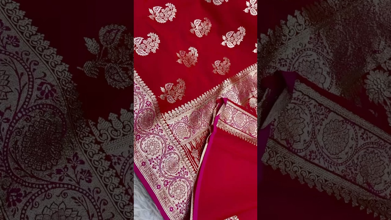 Premium Banarasi Mushro Satin Silk Saree
