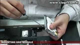Compal Intel CBB Barebone Notebook Assembling