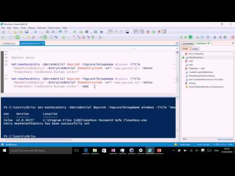 PowerShell and KeePass - A poor persons Credential Database (Christian Lehrer)