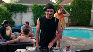 🌅 POOLSIDE SUNSET HOUSE DJ SET | Chill Vibes &amp; Percussion House Grooves [4K]